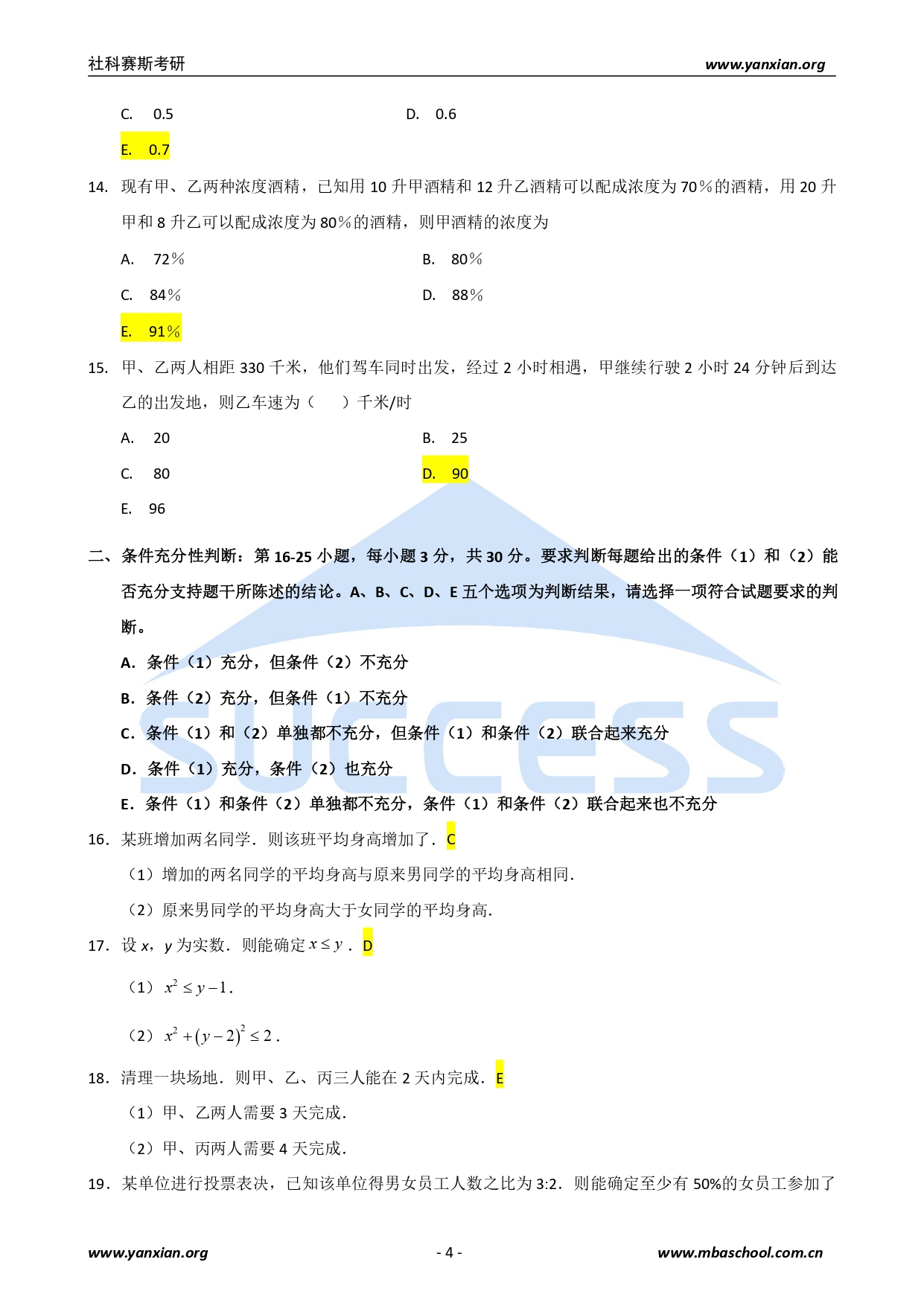 2021管綜真題：2021年管理類聯考綜合真題及解析